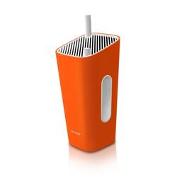 Design radio i orange farve
