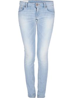 Light blue tight jeans
